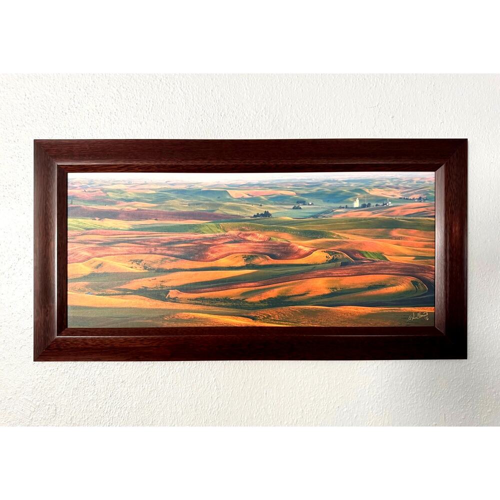 Signed John Clement “Cashup Dawn III” Palouse Photograph